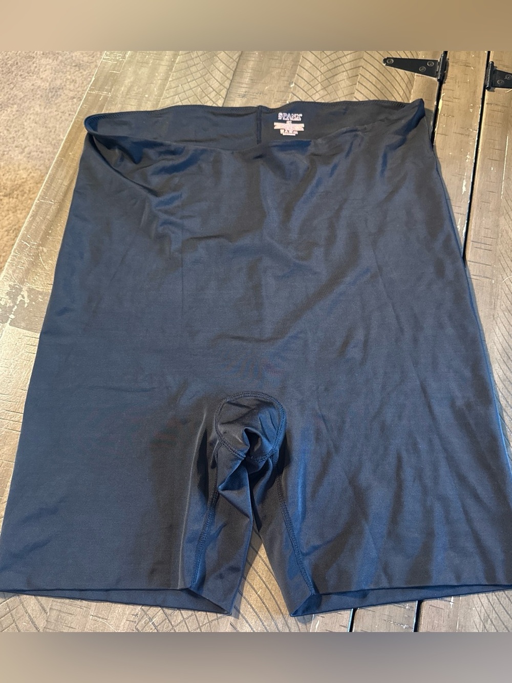 SPANX Black High-Waist Shaping Shorts